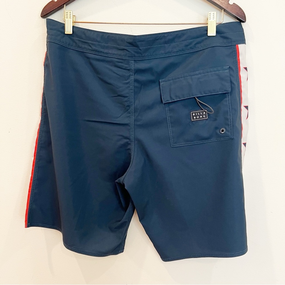 Billabong Boardshorts Mens 34 Blue Stars Recycler DBAH Pro Stretch Surf Swim - Picture 2 of 13
